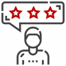 Customer Satisfaction & Perception Analysis Icon Customer Satisfaction & Perception Analysis Icon