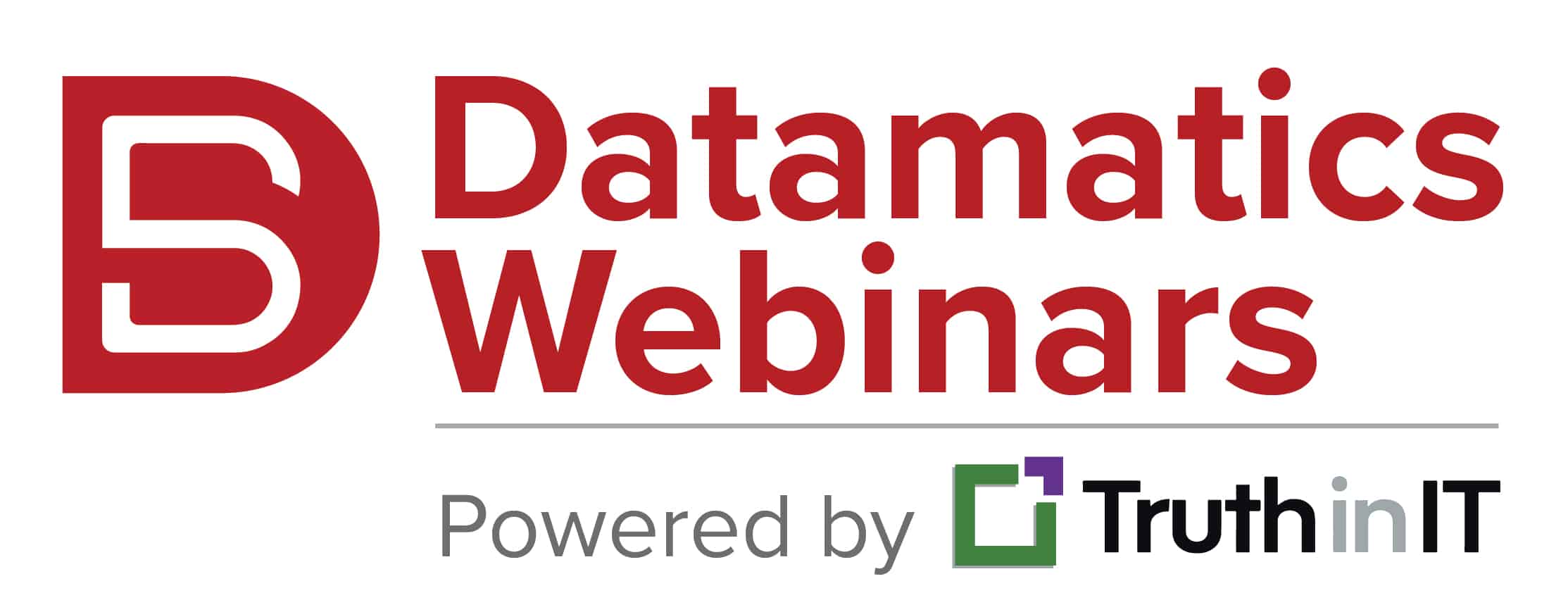 Datamatics Webinars Powered by Truth in IT