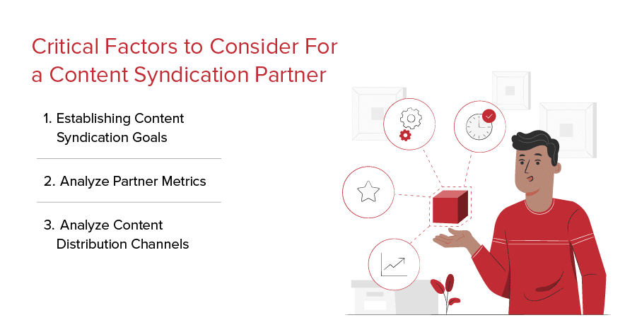 Critical factors to consider for a content syndication partner