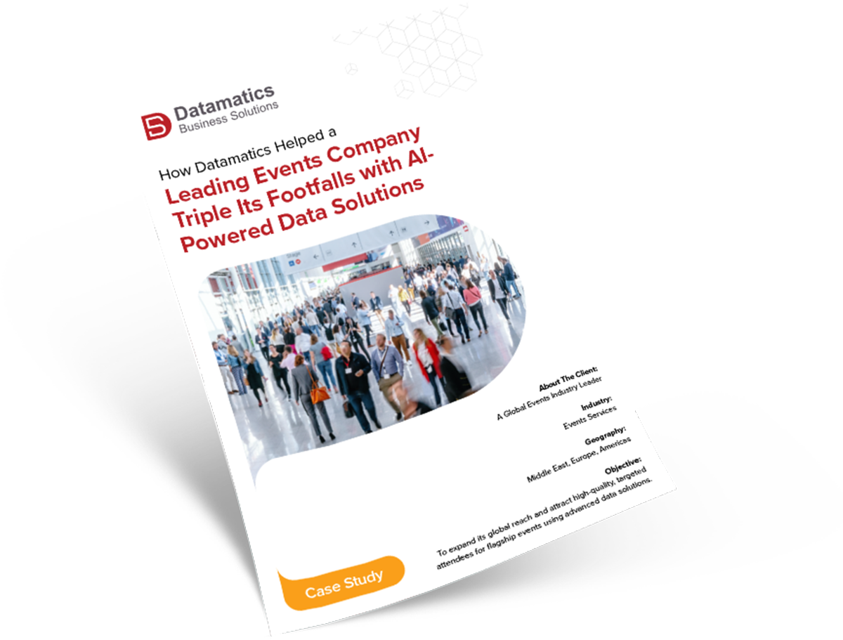 How Datamatics Helped a Leading Events Company Triple Its Footfalls with AI-Powered Data Solution