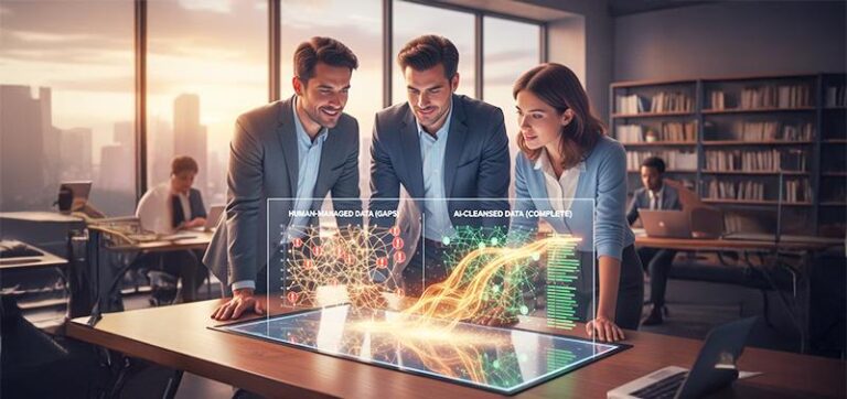 how AI-driven predictive data cleansing works
